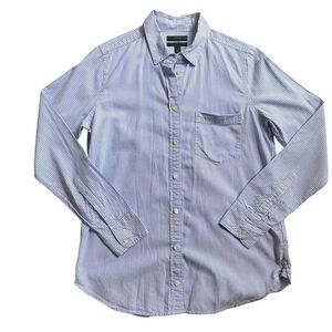 J. Crew Oxford “Boy”  Striped Button Down Shirt Women’s 2